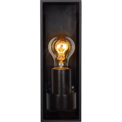 Lucide 15802/01/30 - Екстериорен аплик DUKAN 1xE27/15W/230V IP65 черен