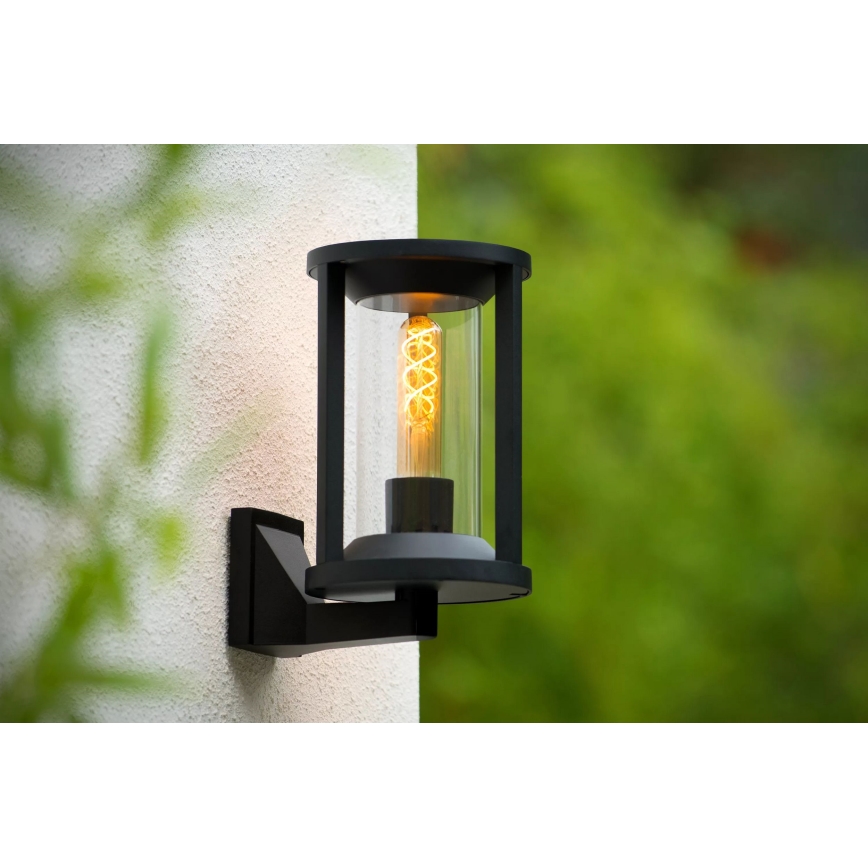 Lucide 15803/01/30 - Екстериорен аплик CADIX 1xE27/15W/230V IP65 черен