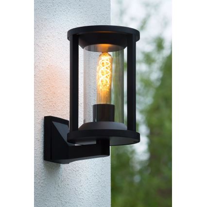 Lucide 15803/01/30 - Екстериорен аплик CADIX 1xE27/15W/230V IP65 черен