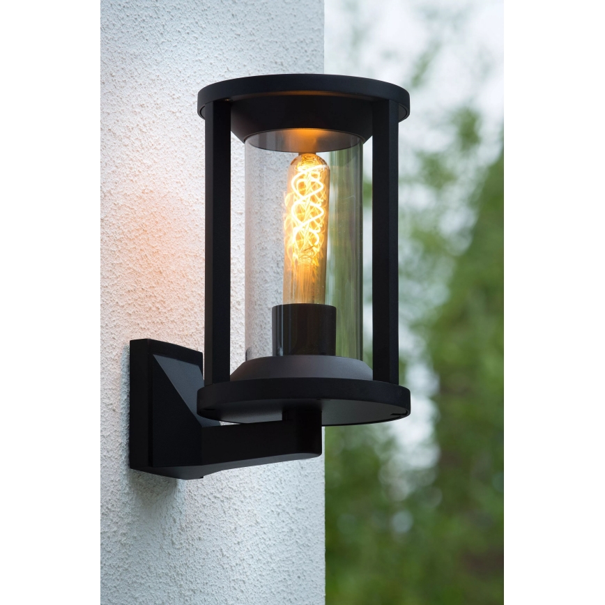 Lucide 15803/01/30 - Екстериорен аплик CADIX 1xE27/15W/230V IP65 черен