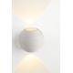 Lucide 17804/06/31 - LED Екстериорна Стенна лампа AYO 2xLED/3W/230V бяла IP54