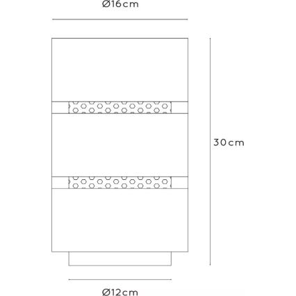 Lucide 21533/01/30 - Настолна лампа ROSAS 1xE27/40W/230V черен
