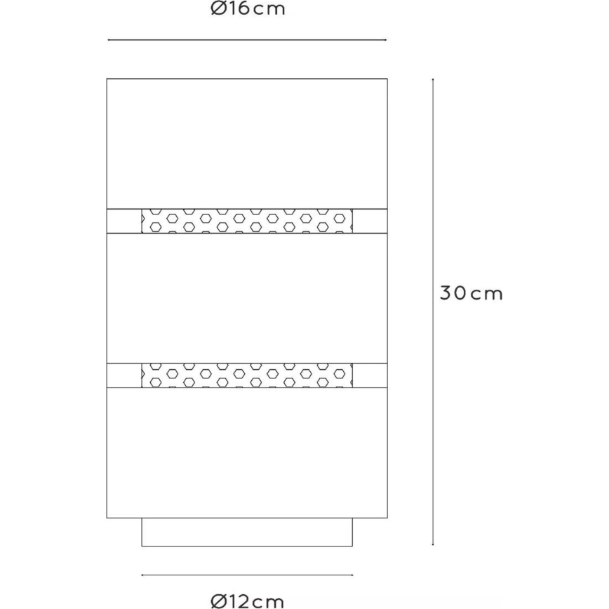 Lucide 21533/01/30 - Настолна лампа ROSAS 1xE27/40W/230V черен