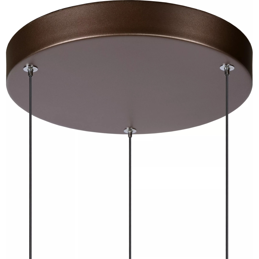 Lucide 24402/15/96 - LED Димируем пендел MARGARY 3xLED/4W/230V месинг