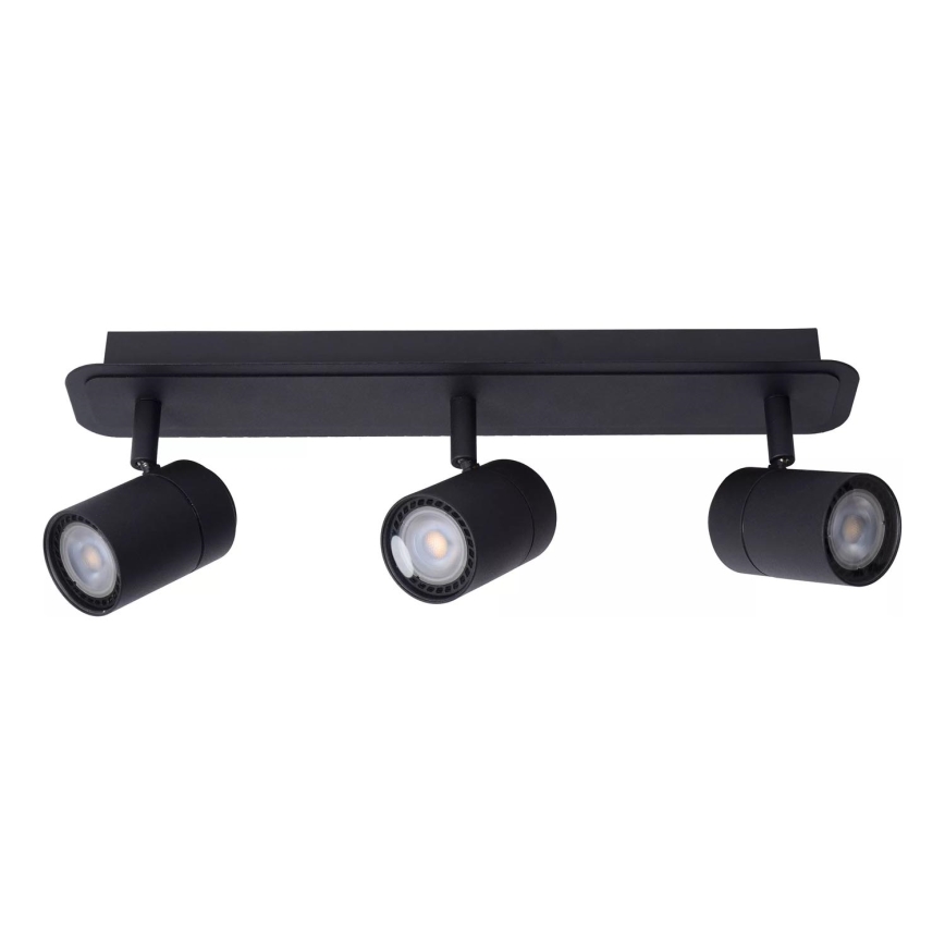 Lucide 26958/15/30 - LED Димируем баня спот LENNERT 3xGU10/5W/230V IP44 черен