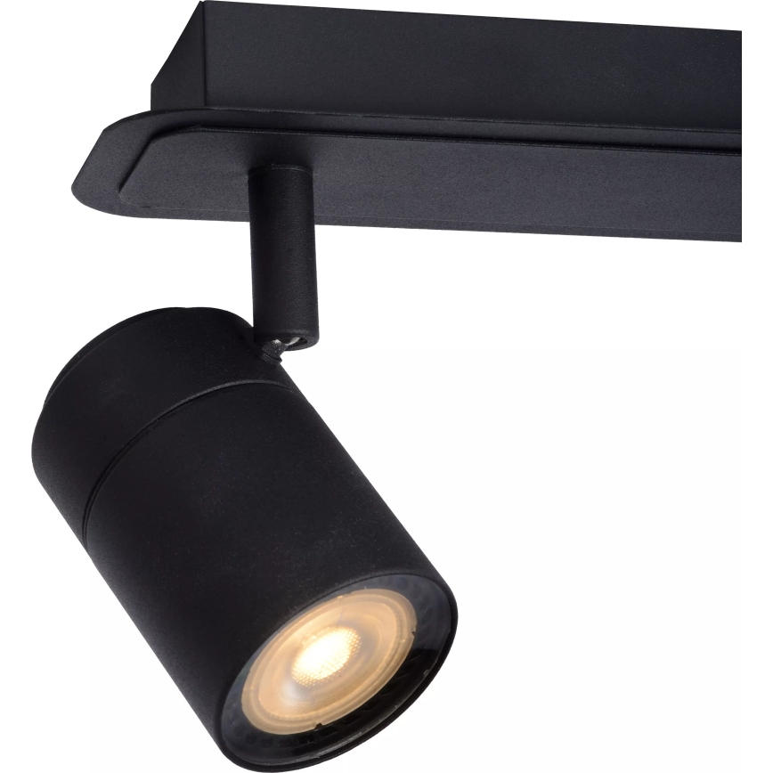 Lucide 26958/15/30 - LED Димируем баня спот LENNERT 3xGU10/5W/230V IP44 черен