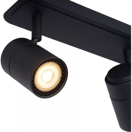 Lucide 26958/15/30 - LED Димируем баня спот LENNERT 3xGU10/5W/230V IP44 черен