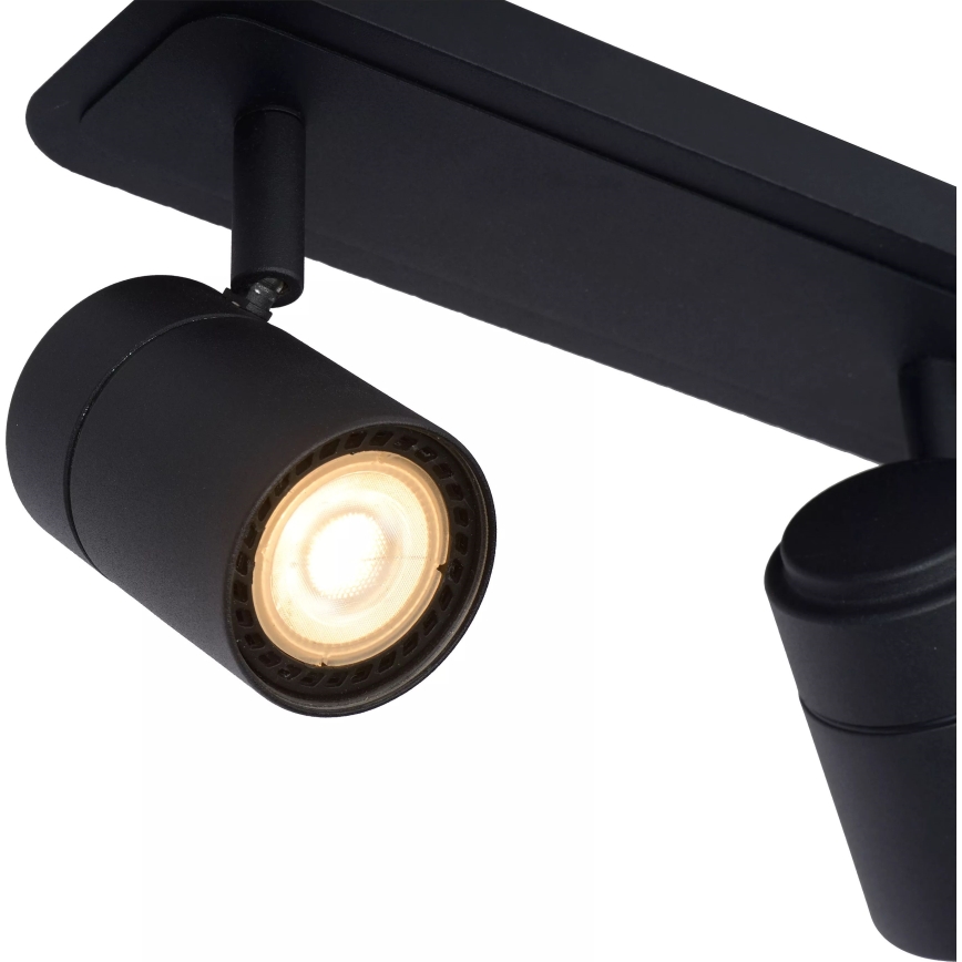 Lucide 26958/15/30 - LED Димируем баня спот LENNERT 3xGU10/5W/230V IP44 черен