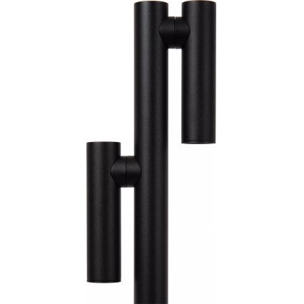 Lucide 27703/04/30 - LED Димируем докосване екстериорен лампа ANTRIM 2xLED/2,2W/4V 400 mAh IP54 черен