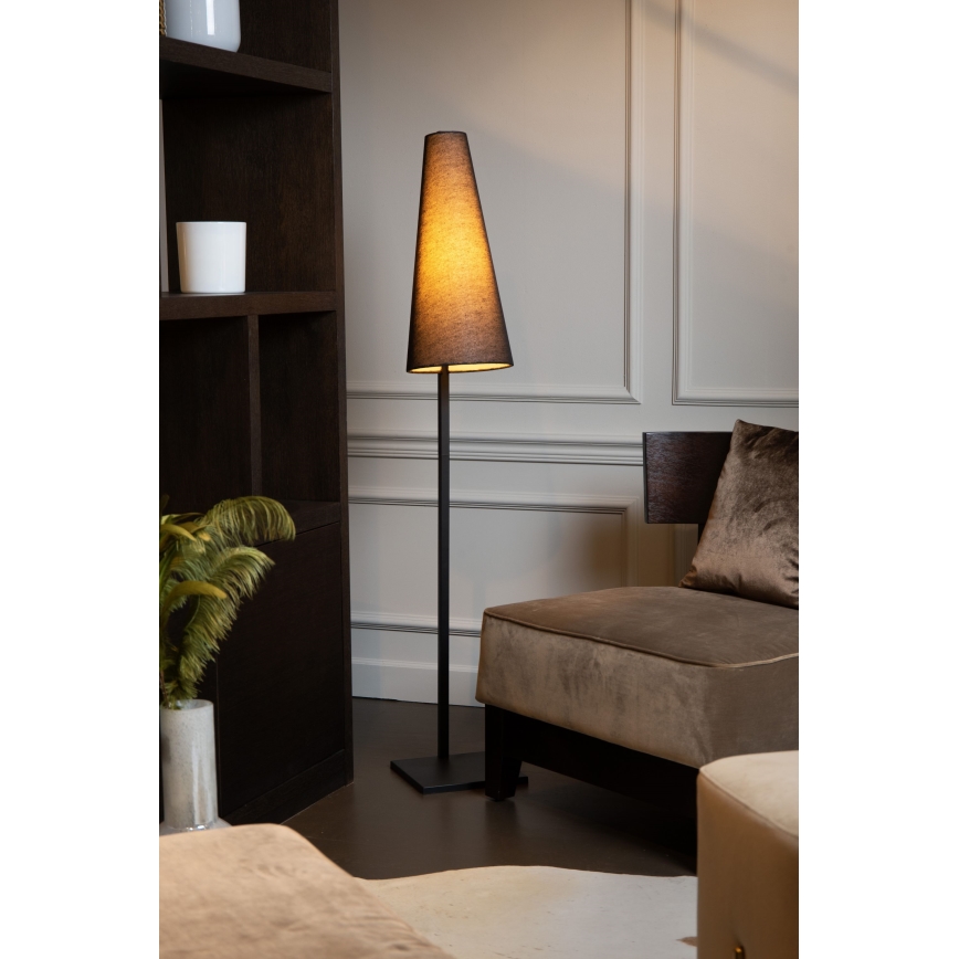 Lucide 30795/81/30 - Лампион GREGORY 1xE27/60W/230V черен
