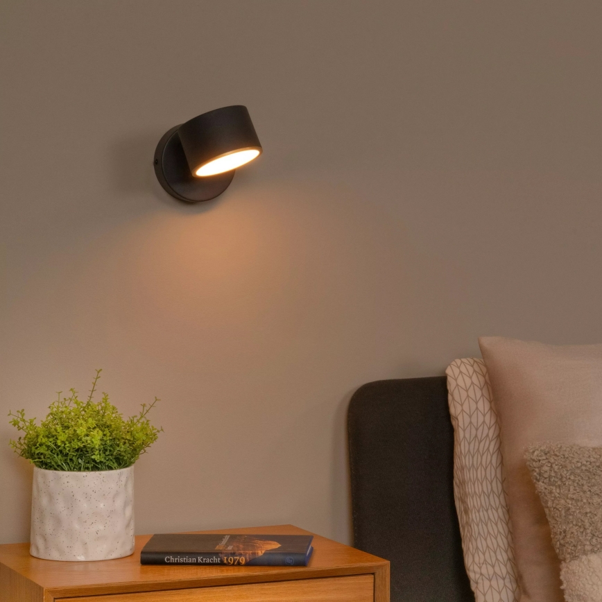 Lucide 44217/08/30 - LED димируемо стеннo точково осветително тяло GIAN LED/9W/230V черно