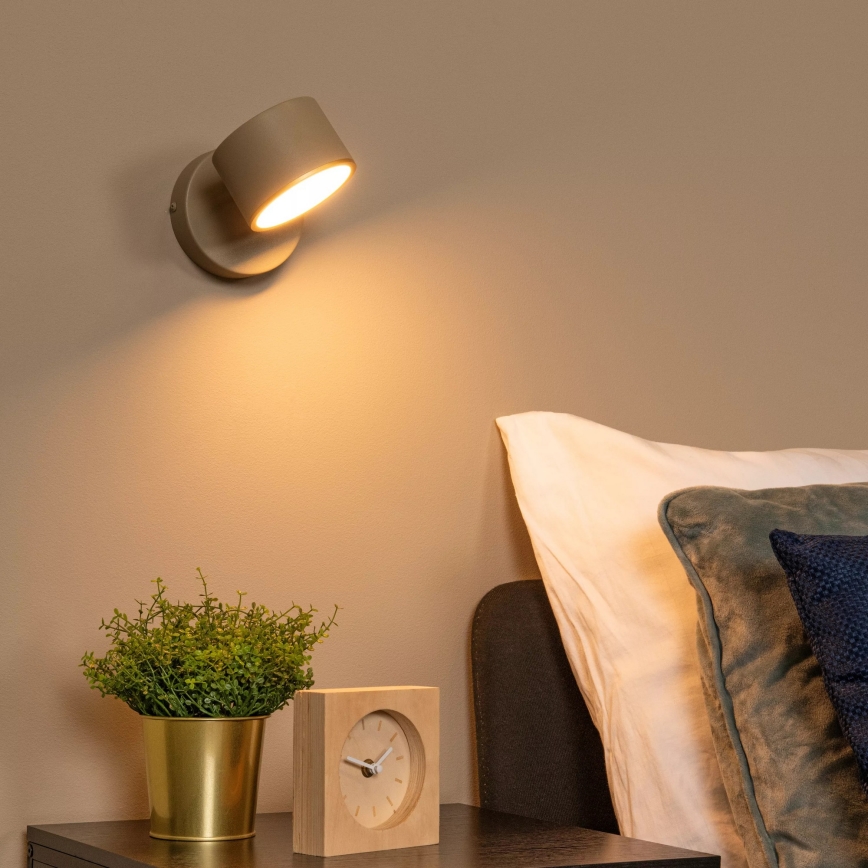 Lucide 44217/08/41 - Димируемо LED стенно точково осветително тяло GIAN LED/9W/230V бежово