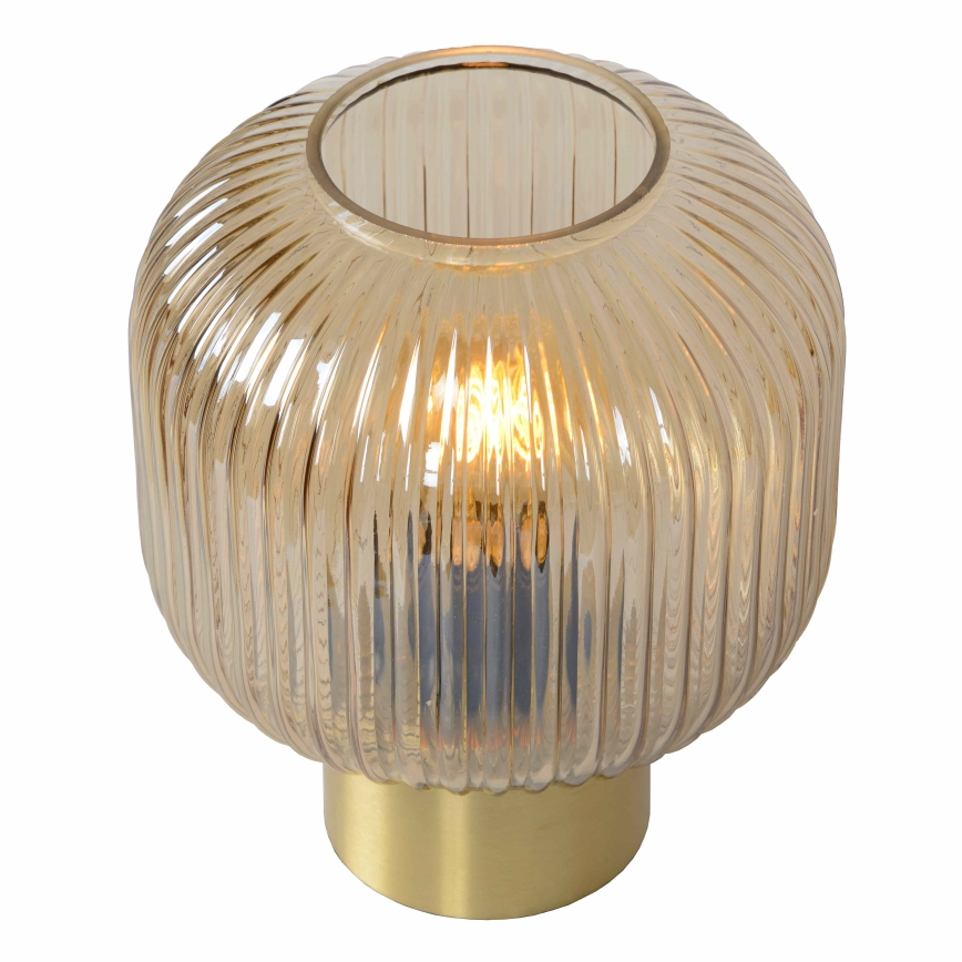Lucide 45586/20/62 - Настолна лампа MALOTO 1xE27/40W/230V бежов/златист