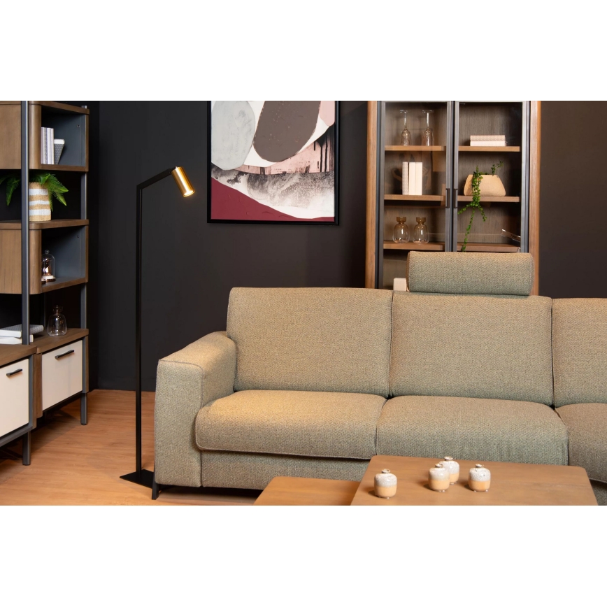 Lucide 45799/01/30 - Лампион SYBIL 1xGU10/35W/230V черен/златист