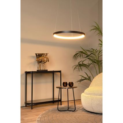 Lucide 46403/48/30 - LED Димируем пендел VIDAL LED/48W/230V Ø 58 см черен