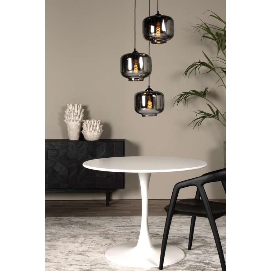 Lucide 46413/13/65 - Пендел MEDINE 3xE27/40W/230V опушен