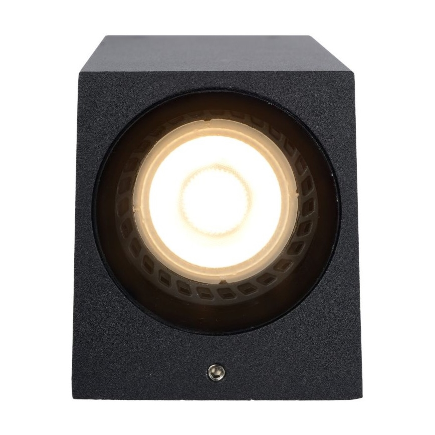 Lucide 69800/02/30 - Екстериорен аплик ZARO 2xGU10/35W/230V IP44 черен