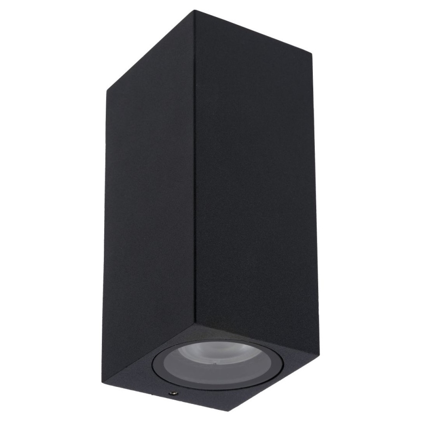 Lucide 69800/02/30 - Екстериорен аплик ZARO 2xGU10/35W/230V IP44 черен