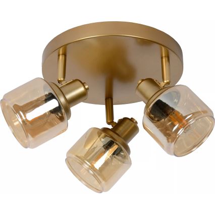 Lucide 77979/13/02 - Спот BJORN 3xE14/40W/230V златист
