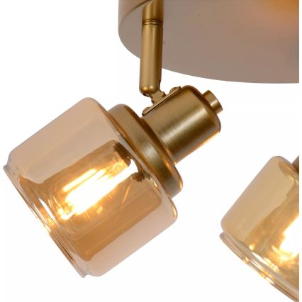 Lucide 77979/13/02 - Спот BJORN 3xE14/40W/230V златист