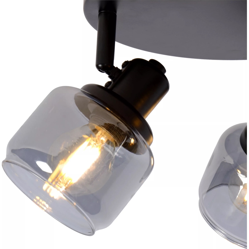 Lucide 77979/13/30 - Спот BJORN 3xE14/40W/230V черен