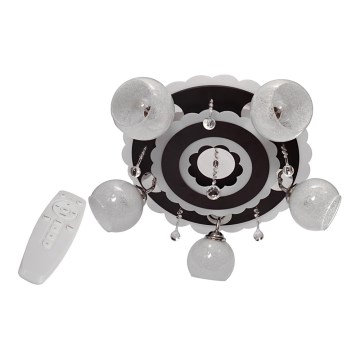 Лунино осветително тяло ARONA 5xE27/15W/230V+LED черно