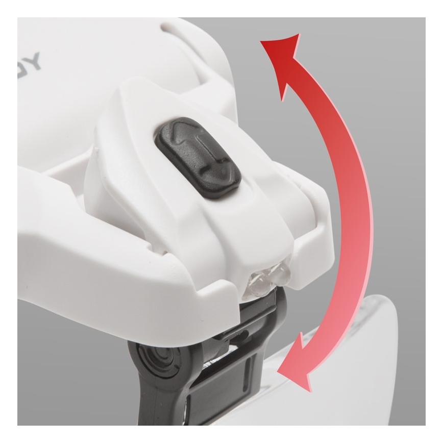 Лупа за чело с LED осветление 3xAAA + комплект лещи