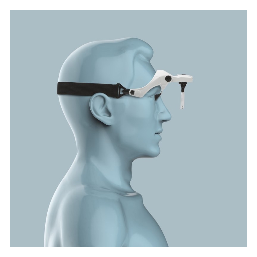 Лупа за чело с LED осветление 3xAAA + комплект лещи