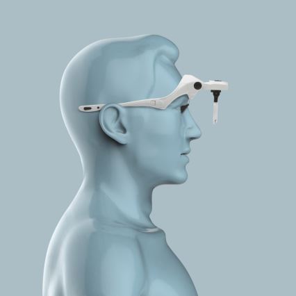 Лупа за чело с LED осветление 3xAAA + комплект лещи