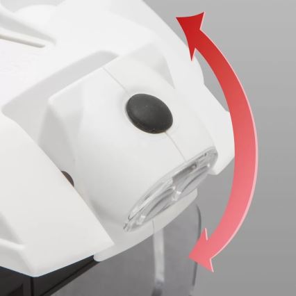 Лупа за чело с LED осветление 3xAAA + комплект лещи