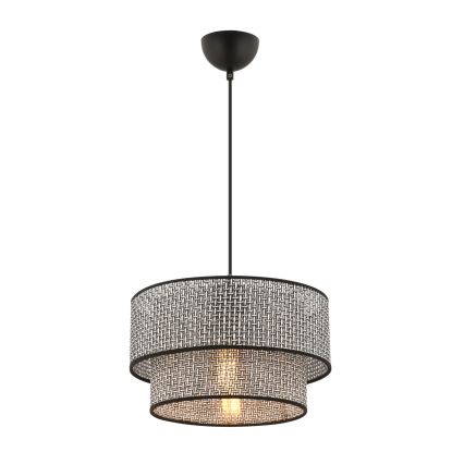 Лустер ECHO 1xE27/60W/230V сиво/черно