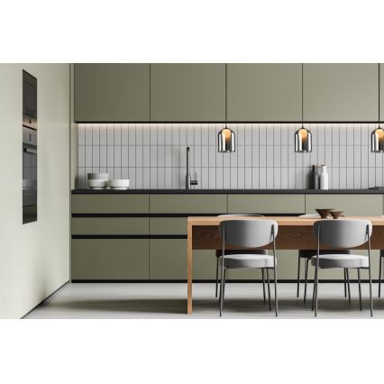 Лустер на въже KLEA 1xG9/15W/230V димна черна