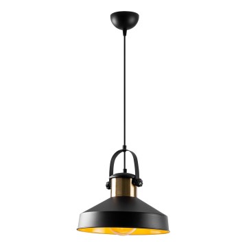 Лустър на въже DODO 1xE27/40W/230V черен/бронзов