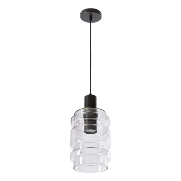 Лустър за окачване RADON 1xE27/40W/230V прозрачен