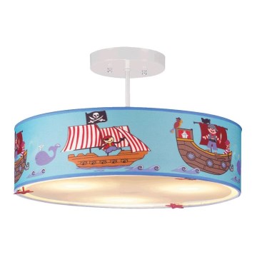 Luxera 28032 - Детски Полилей BORUSIA 3xE14/40W/230V
