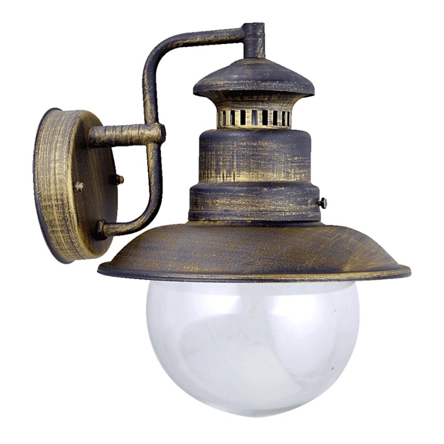 LUXERA 48400 - Екстериорна Стенна лампа LIMASSOL 1xE27/60W/230V IP44