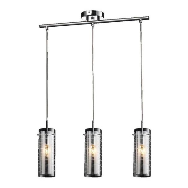 LUXERA 68001 - Полилей Висящ PALMIRA 3xE14/60W/230V