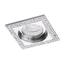 LUXERA 71077 - Таванна лампа CRYSTALS 1xGU10/50W/230V кристал