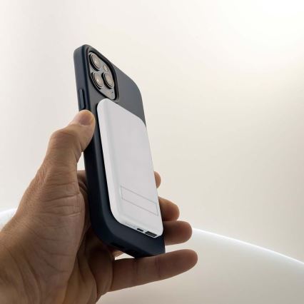 Магнитна захранваща банка с безжично зареждане Power Delivery 10 000mAh/20W/3,7V бял