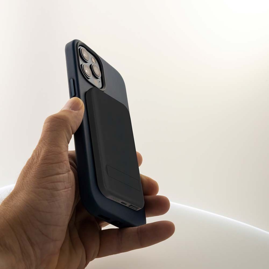 Магнитна захранваща банка с безжично зареждане Power Delivery 10 000mAh/20W/3,7V черен