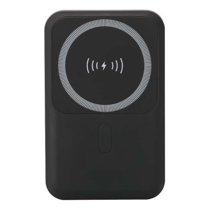 Магнитна захранваща банка с безжично зареждане Power Delivery 10 000mAh/20W/3,7V черен