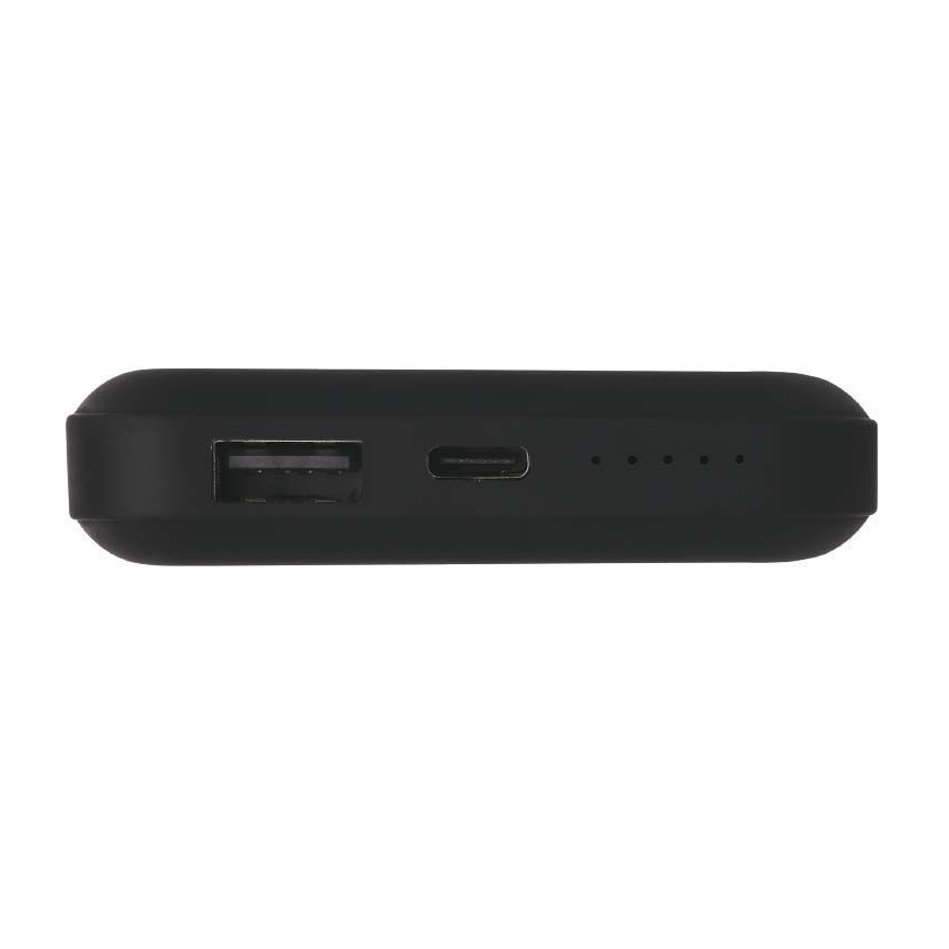 Магнитна захранваща банка с безжично зареждане Power Delivery 10 000mAh/20W/3,7V черен