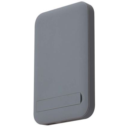 Магнитна захранваща банка с безжично зареждане Power Delivery 10 000mAh/20W/3,7V сив