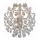 Markslöjd 102334 - Аплик ROSENDAL 1xE14/40W/230V златист