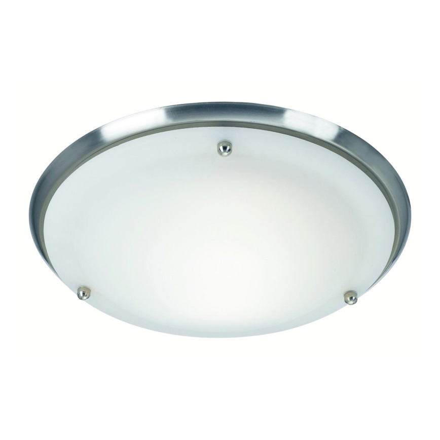 Markslöjd 102527 - Плафон за баня ARE 1xE27/60W/230V IP44 матов хром
