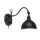 Markslöjd 104636 - Стенна лампа EKELUND 1xE27/40W/230V черна