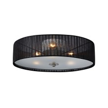 Markslöjd 104884 - Лампа за таван BYSKE 3xE14/40W/230V черна