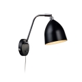 Markslöjd 105027 - Стенна лампа HAMINA 1xE27/40W/230V черна