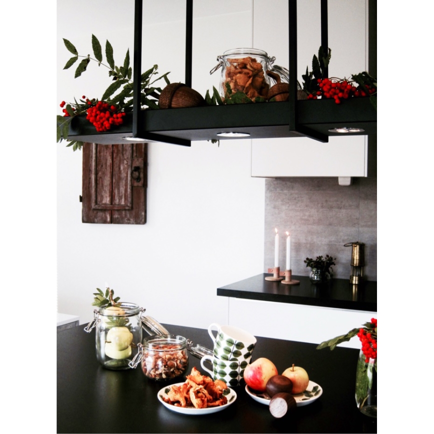 Markslöjd 105780 - LED Димируем Полилей на верижка TRAY 3xLED/3W/230V черна