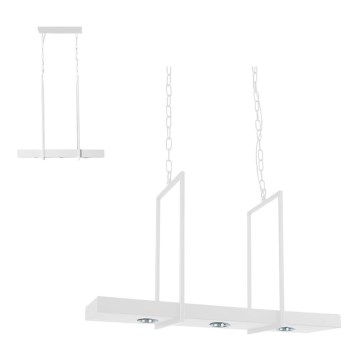 Markslöjd 106124 - LED Димируем Полилей на верижка TRAY 3xLED/3W/230V бяла